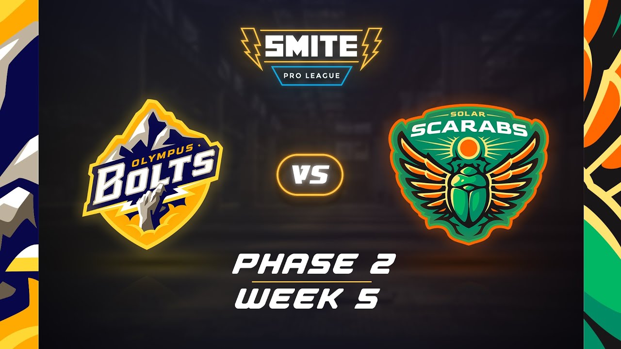 SMITE Pro League: Olympus Bolts Vs Solar Scarabs Week 5