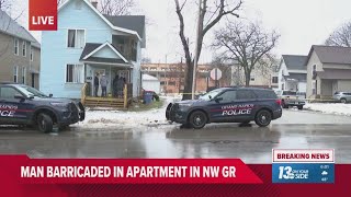 BARRICADED SUSPECT | GRPD responds to domestic incident on city's west side