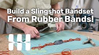 Chained Rubber Band Slingshot Bands Tutorial