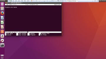 Linux Ubuntu - editores de texto nano e gedit