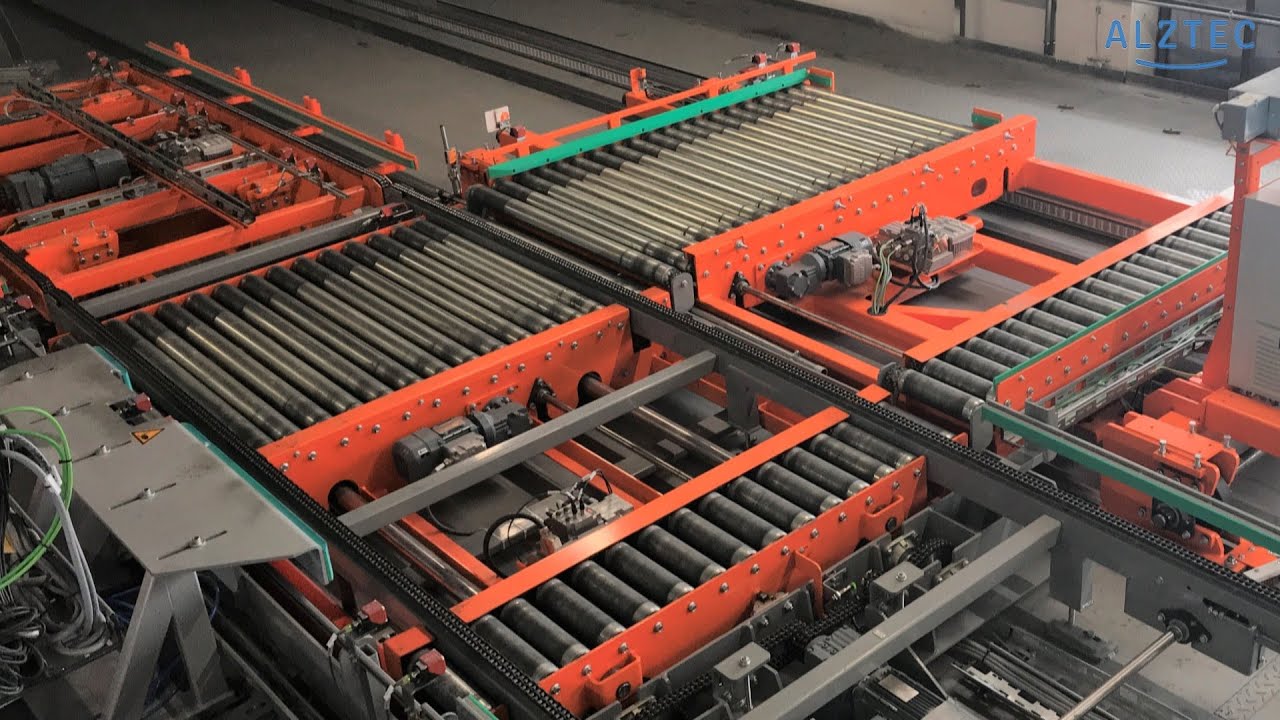 Präzise Fördertechnik I Verteilerwagen & Rollenbahn von Alztec