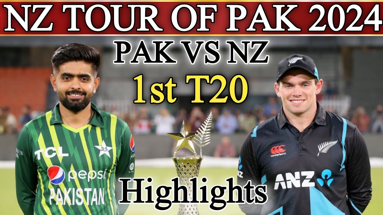 Pak Vs NZ 1st t20 highlights Nz Tour Of pakistan 2024 Pak Vs Nz