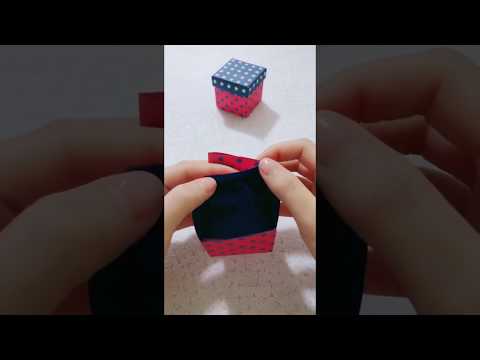 How to make a Paper Box | Origami Tutorial | Paper Folding DIY Crafts Idea