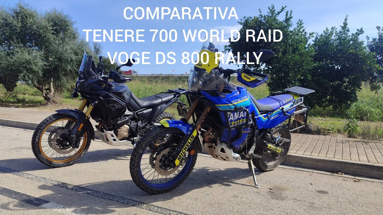 COMPARATIVA VOGE DS 800 RALLY 🆚 TENERE 700 WORLD RAID 