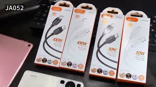 🔥JA052 DONGLING fast charging silicone data cable#cable#factory#silicone#soft#smartphone #datacable screenshot 4
