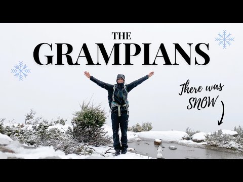 Hiking to SNOW in The Grampians 2021 — Mount William summit, The Pinnacle & MacKenzie Falls vlog