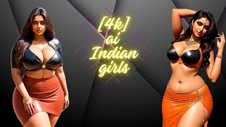 [Ai Lookbook] Ai Indian Girl | Plus Size Ai | Ai Model | Indian Plus Size Models | 4K Lookbook