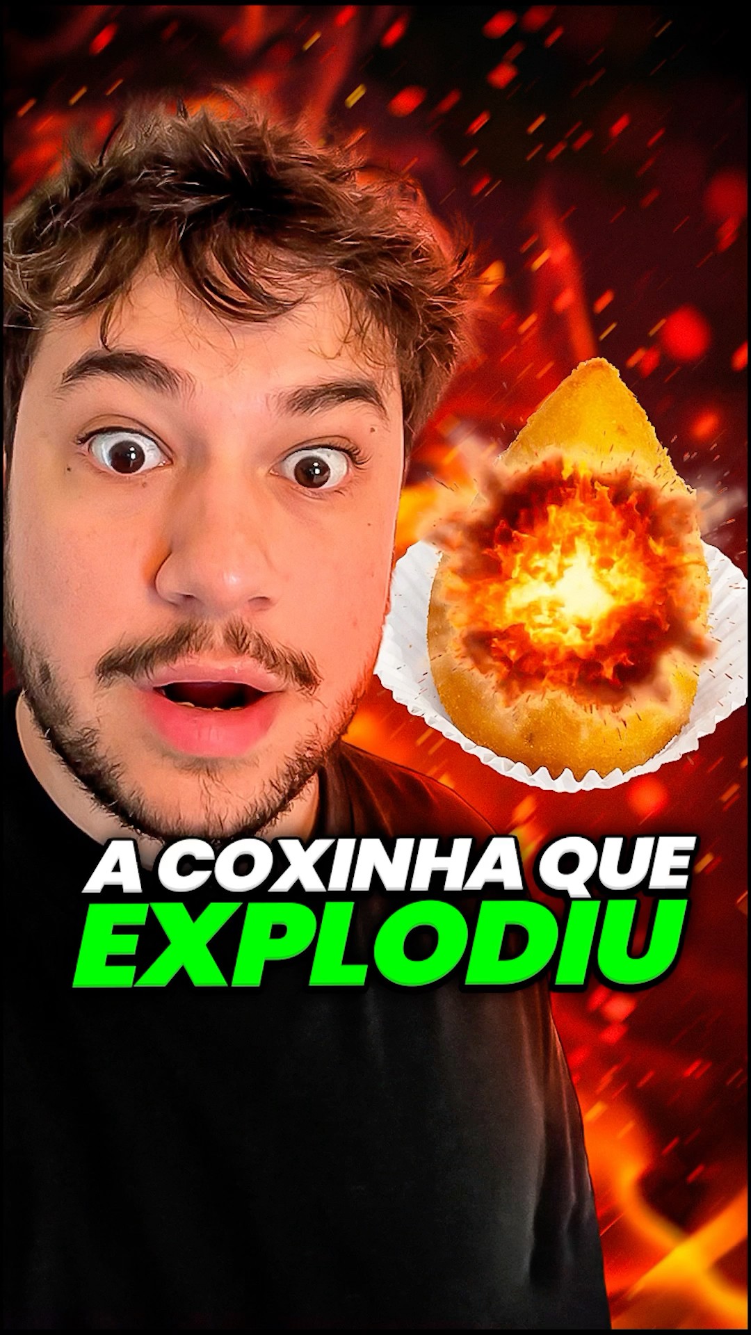 coxinha explodiu! #livedobrino #humor #MundinhoBrino