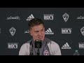 Cole Bassett discusses Colorado's offensive intensity, first goal on 2023