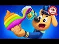 Toys are not on the menu  play safe with playdoh  cartoons for kids  sheriff labrador