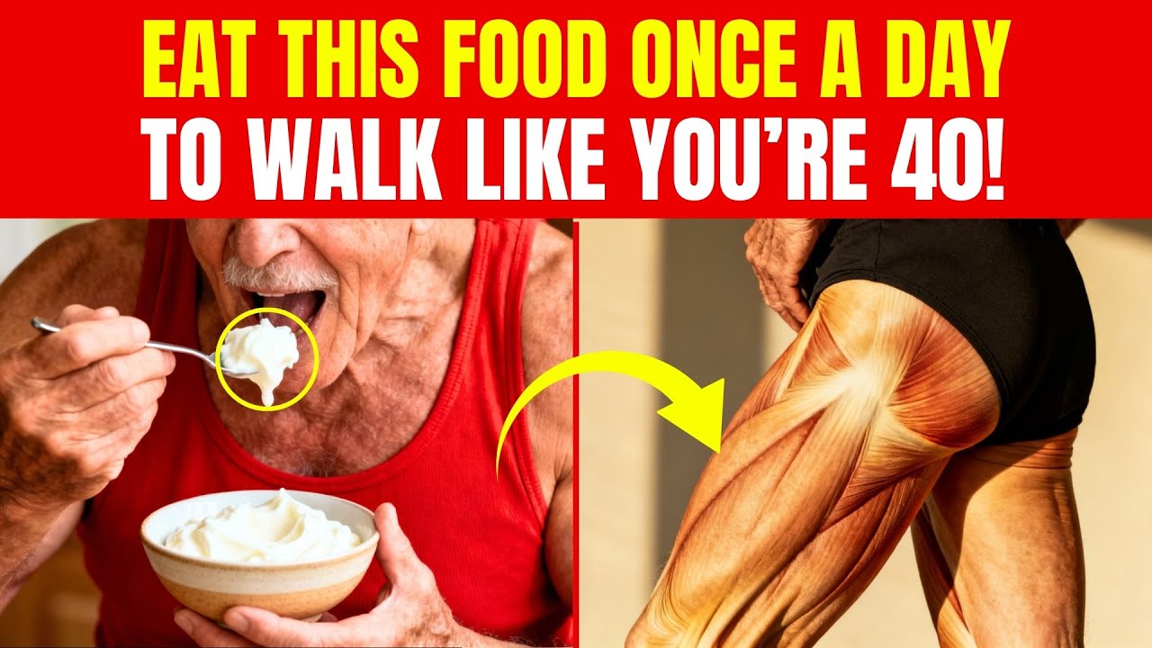 7 продуктов, которые помогают обратить вспять потерю мышечной массы после 70 лет.