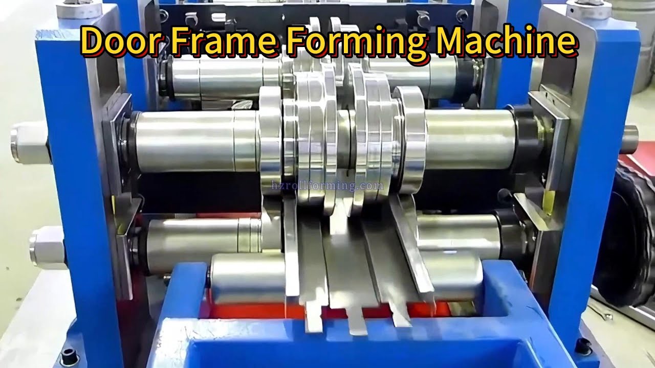 Door Frame Forming Machine - YouTube