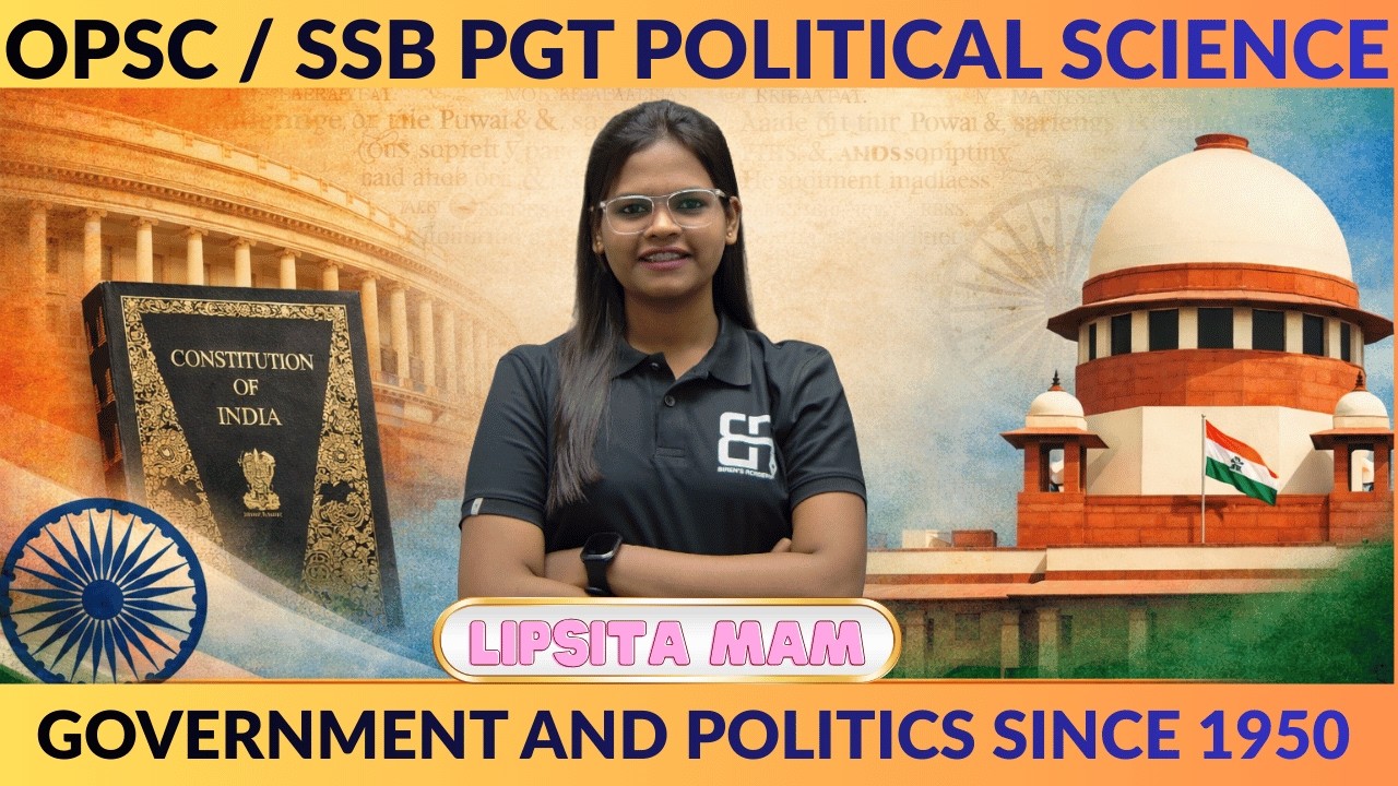 Government and Politics in Odisha Since 1950 | Complete mcq  | All Odisha Exams | By Lipsita Mam