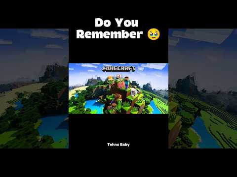 Minecraft Do you remember ?😭