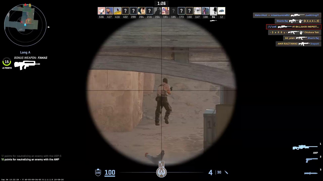 CS2 DeathMatch - How Long Can I camp