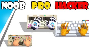 NOOB vs PRO vs HACKER - Typing Shooter! Gameplay Walkthrough (Android,iOS)