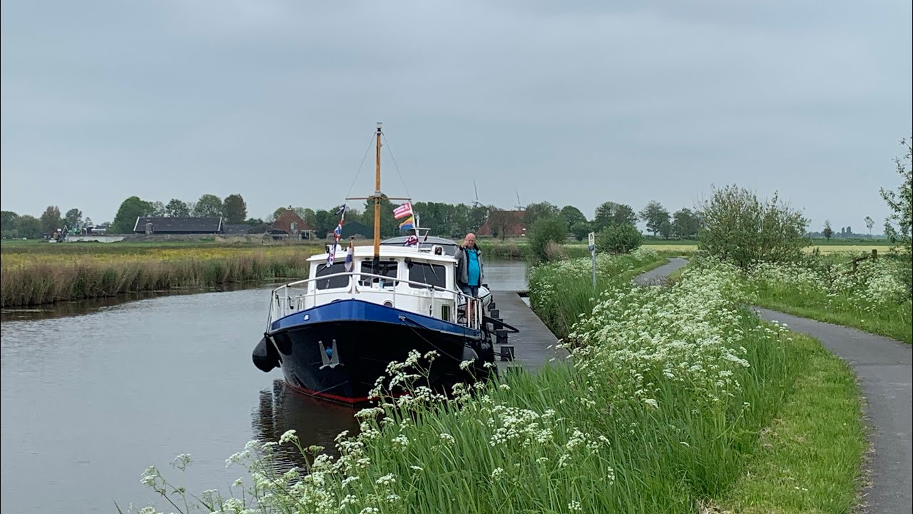 Parel Boot Trips 2023 deel 14 Elfstedentocht van Workum naar Bolsward tot voorbij Wommels