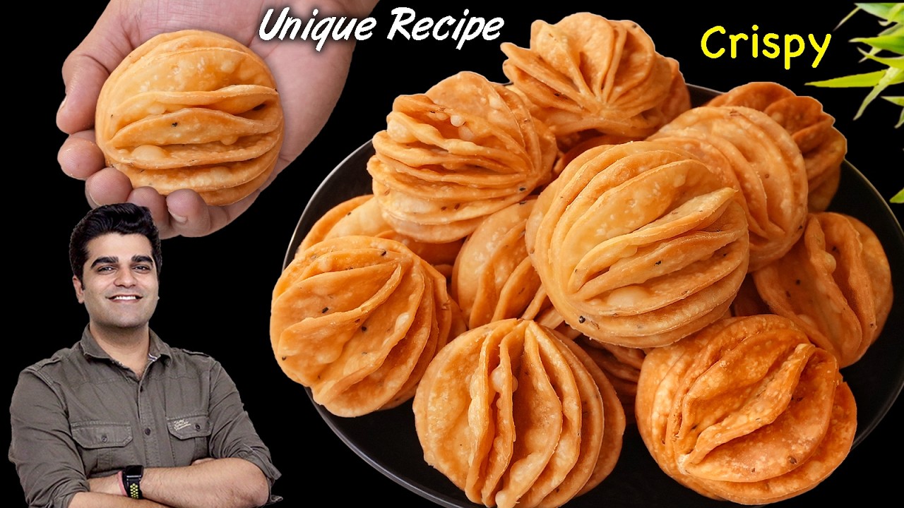 घर में होजाएंगे खुश सारे जब खाएंगे ऐसे परतदार खस्ता नमक पारे | Nimki/Mathri Recipe