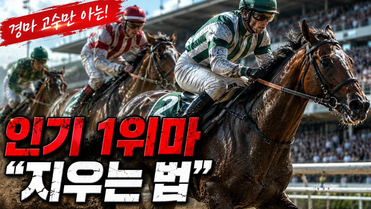 경마 고수는 인기 1위마를 지우러 "예시장 간다"