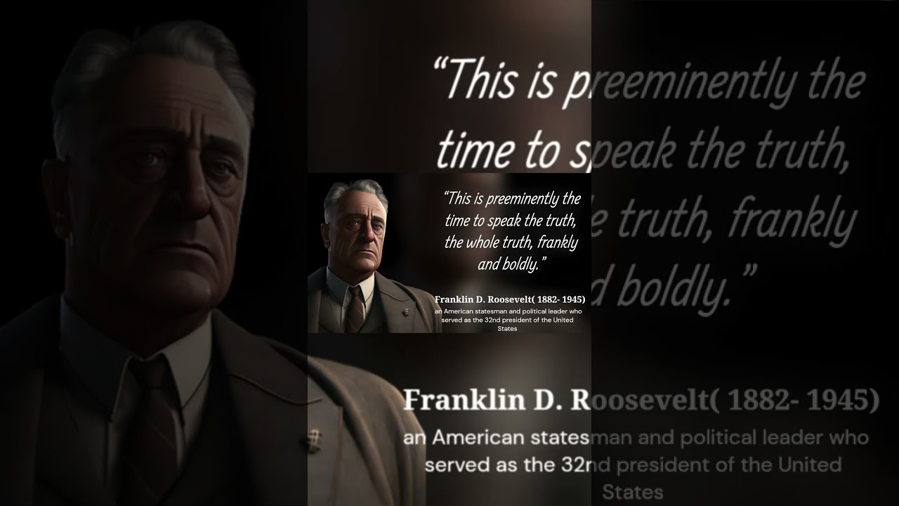 Franklin D  Roosevelt quotes