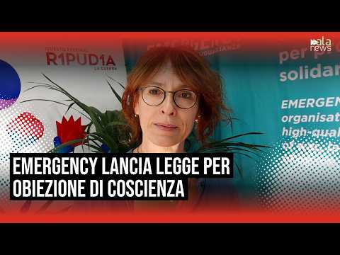 Video Emergency, Gola: Lanciamo legge di iniziativa popolare per l'obiezione di coscienza alla guerra