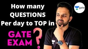 How many questions we should solve to top in GATE Exam❓❓❓ #shorts #saketsir #crackgate2022