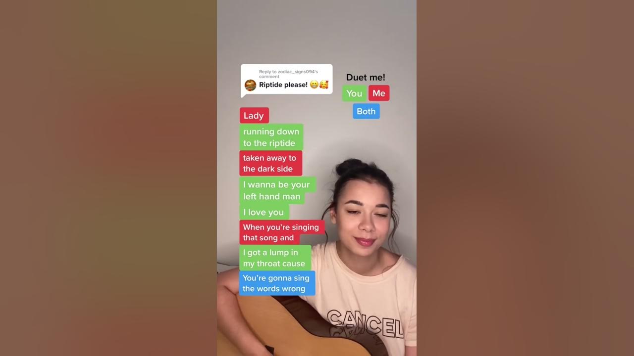 riptide - vance joy 🎤 #karaoke #duet #vancejoy #riptide #singing