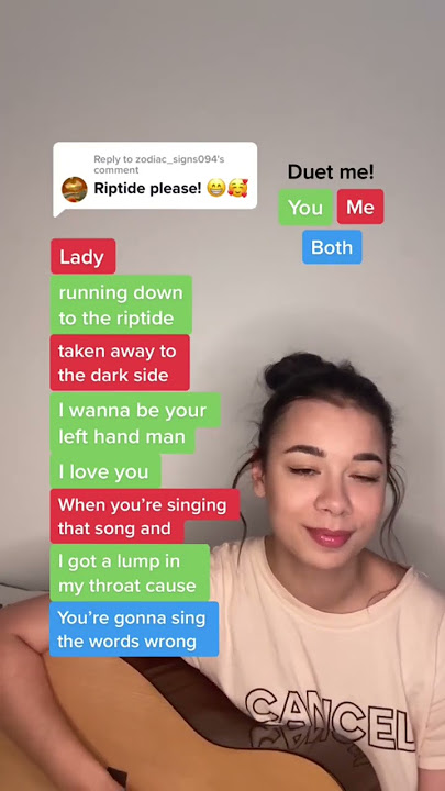 riptide - vance joy 🎤 #karaoke #duet #vancejoy #riptide #singing