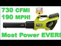 Ryobi Leaf blower MOST POWER EVER