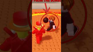Bacon Held the Bomb… BOOM 💣😱 | Roblox Bomb Pass #roblox #shorts #funny