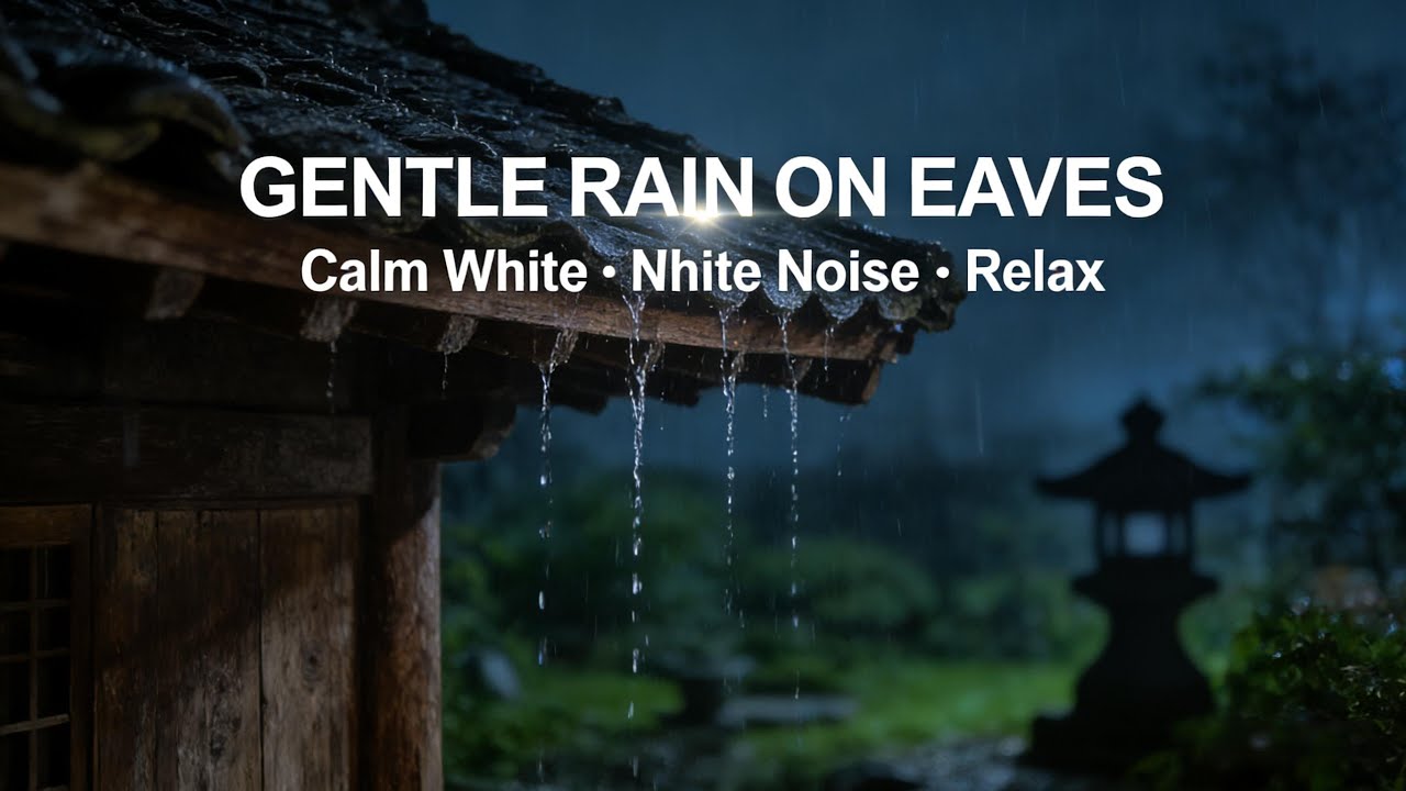 Quiet Rain in a Mountain Village  | Peaceful Rain Sounds for Deep Sleep