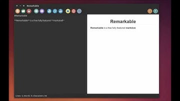 Remarkable - Markdown Editor for Linux
