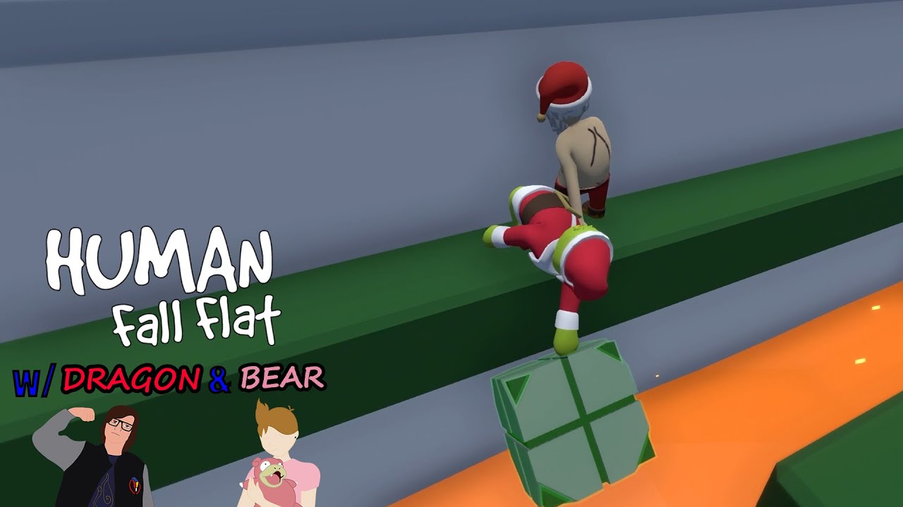 Испытательная камера, часть 1 | Human Fall Flat с Geeky_Bear