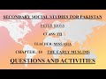 Oxford Social Studies Class 7 Chapter 10: The Early Muslims-Questions and Activities