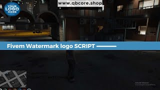 [Qbcore] fivem watermark logo |Fivem roleplay scripts |qbcore shop
