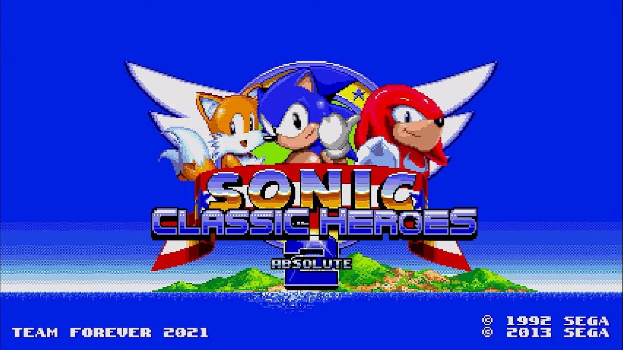 Sonic Classic Heroes - O Mod da fusão dos jogos do Sonic 