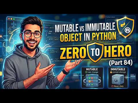 Mutable vs Immutable Object in Python | Zero to Hero (Part 84)