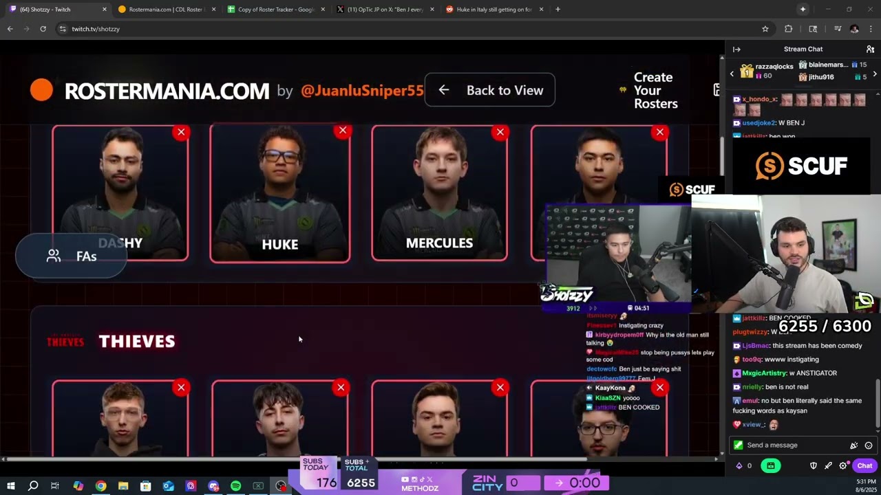 SCRAP и KAYSAN обсуждают изменения в составе LA THIEVES + FAZE при участии SHOTZZY и ZOOMAA (ROST...