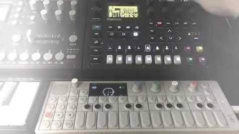 Digitone / Op-1: Ambient pad using Tombola sequencer
