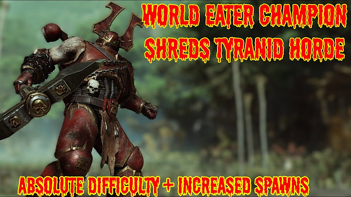 World Eater Champion GOES BERSERK Against Tyranids – Space Marine 2 Mod #wh40k