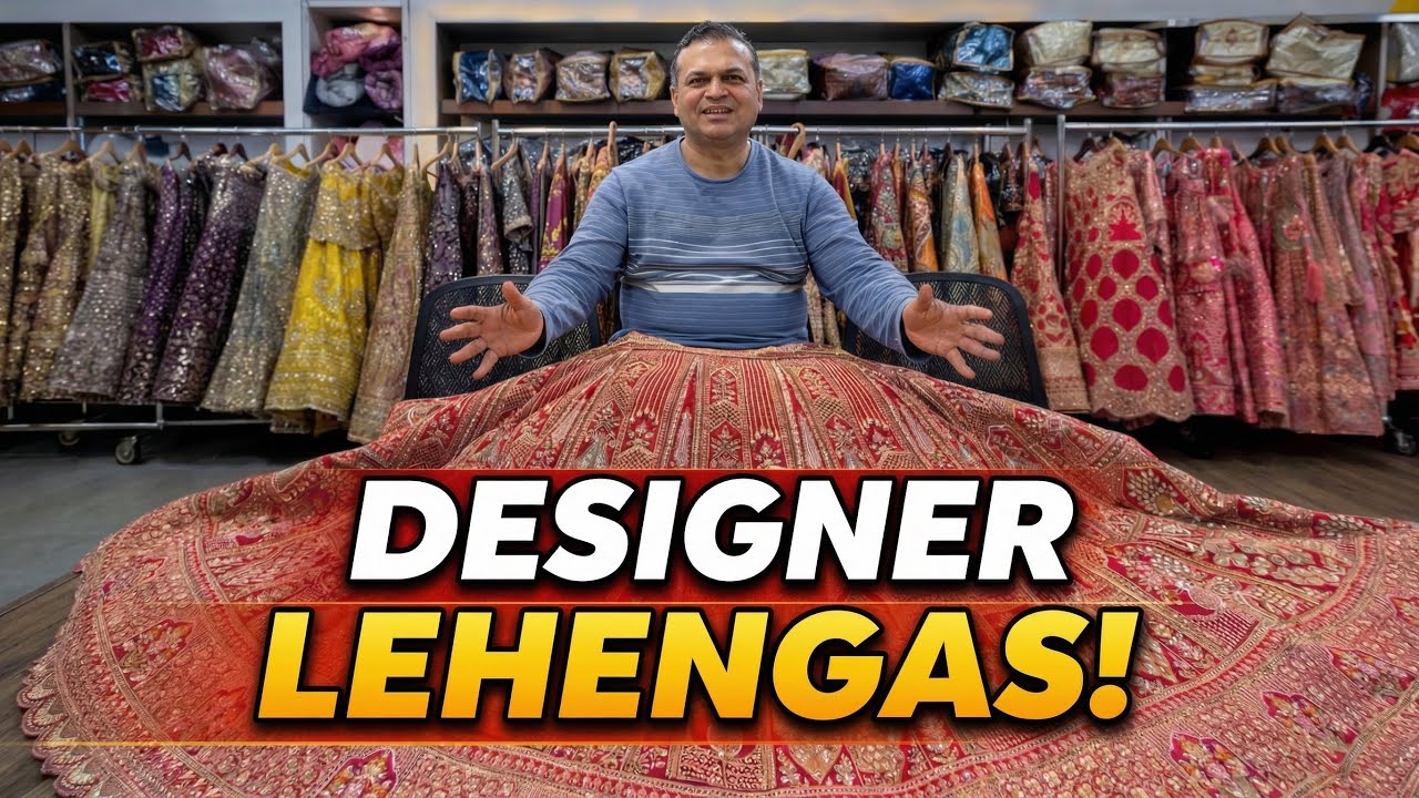 Lehnga Factory Surat / Wholesale Rate JMS Studio Bridle Lehnga at Factory Rate