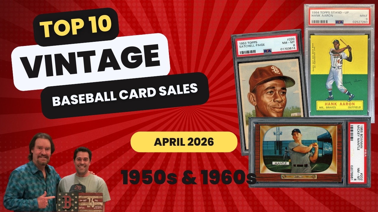 Top 10 Vintage Baseball Card Sales On eBay From the 1950s and