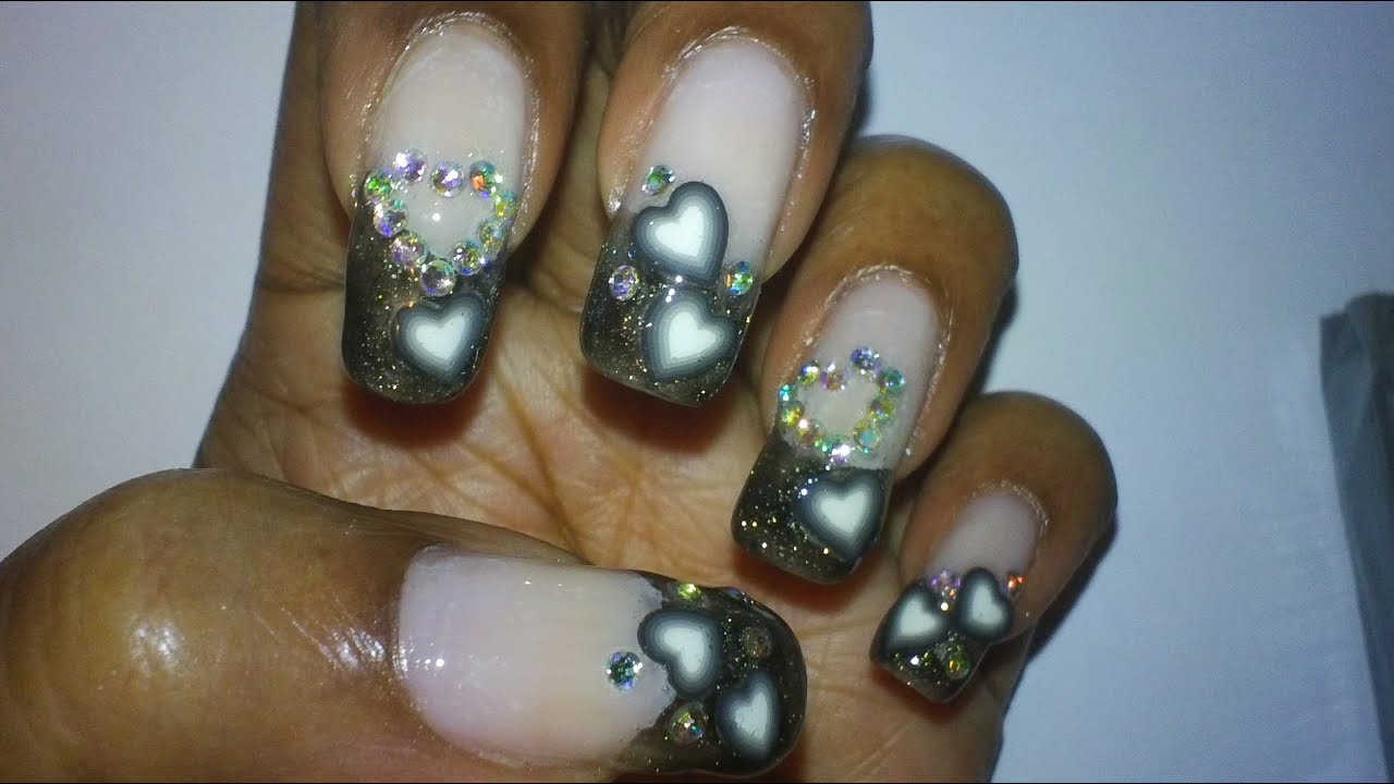9. Blingy Ombre Nail Designs - wide 1