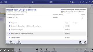 Google Classroom to 360 Import