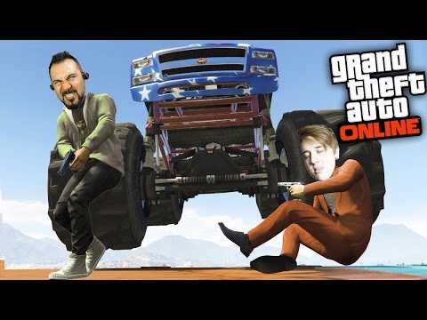 DEV ARABA VS İMKANSIZ PARKUR !  - GTA 5 Online (FurkanYamanHD,Sesegel,Umidi)