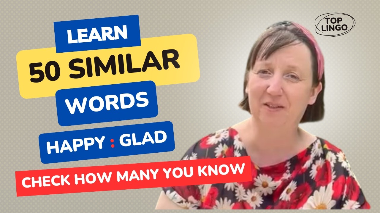 STOP Confusing These 50 Similar English Words!