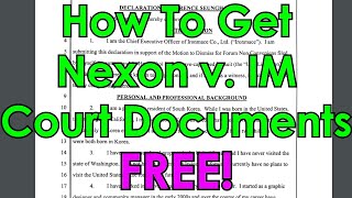 NEXON vs IRONMACE Court Documents | FREE | Dark and Darker