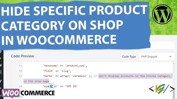 How to Hide Specific Product Category with Products on Shop Page using Code in WooCommerce WordPress