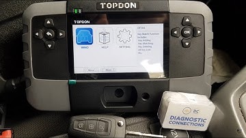 Ford Focus mk3 key programming Topdon t ninja 1000