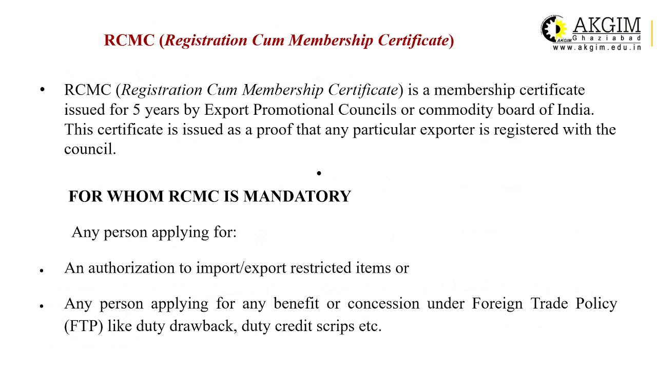 Export Promotion Councils